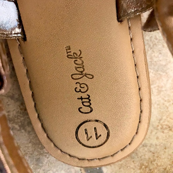 Cat & Jack Rose Gold Sandals - Picture 5 of 9